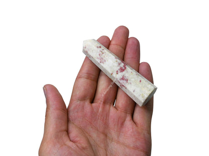 Amazing Gemstone Cinnabarite Crystal Towers - Natural Healing Crystal Point Obelisk for Reiki Healing and Crystal Grid (3" to 4" INCH)