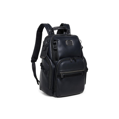TUMI - Alpha Bravo Search Backpack - Laptop Backpack for Men & Women - Backpack for Work & Travel - 17.0" X 14.0" X 8.3" - Black Leather