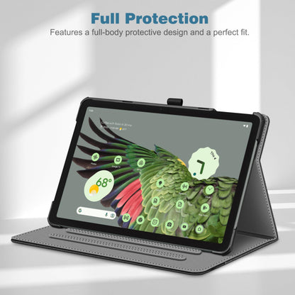 Fintie Case for Google Pixel Tablet 11 Inch 2023 Release, Multi-Angle Viewing Protective Stand Cover with Pocket & Pencil Holder Compatible with Charging Speaker Dock, Gray