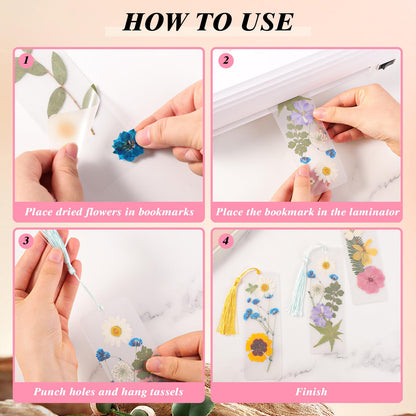 326Pcs Pressed Flower Bookmark Making Kit, DIY Bookmark Kit for Book Lover