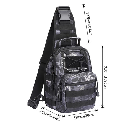 G4Free Outdoor Tactical Bag Backpack, Military Sport Bag Pack Sling Shoulder Backpack Tactical Pack for Every Day Carry