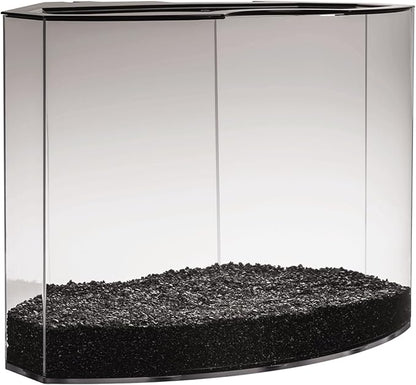 GloFish Crescent Aquarium Kit 5 Gallons, Includes Hidden Blue LED Light And Internal Filter
