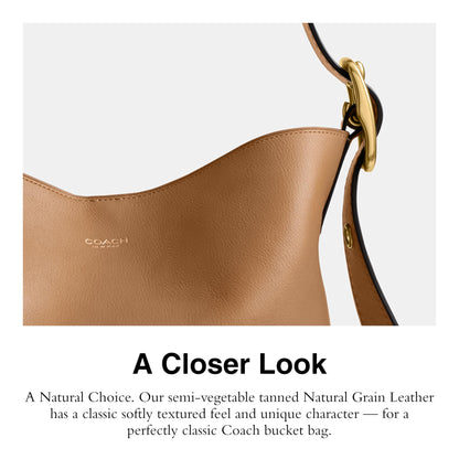 Coach Bleecker Bucket Bag, B4/Honey Brown