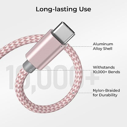 Basesailor USB Type C Charger Cable 3.3FT 2Pack,Charging Cord for Kindle Fire HD 7 2022 12th,10 9th 2019,8 10th 2020,Paperwhite 11th 2021 Generation,Samsung Galaxy A03s,A51,A52,A53,A12 A13,A32 A33,A42