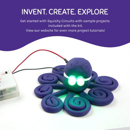 Squishy Circuits Deluxe Kit - Explore Electrical Circuits with Play Dough - STEM Science Kits for Kids Age 8-12 - Fun and Educational at Home, Classroom, Camp, and More!