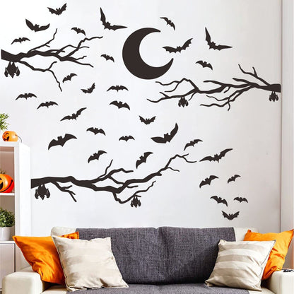 Halloween Bat Wall Decals Halloween Wall Decals Bat Window Decor