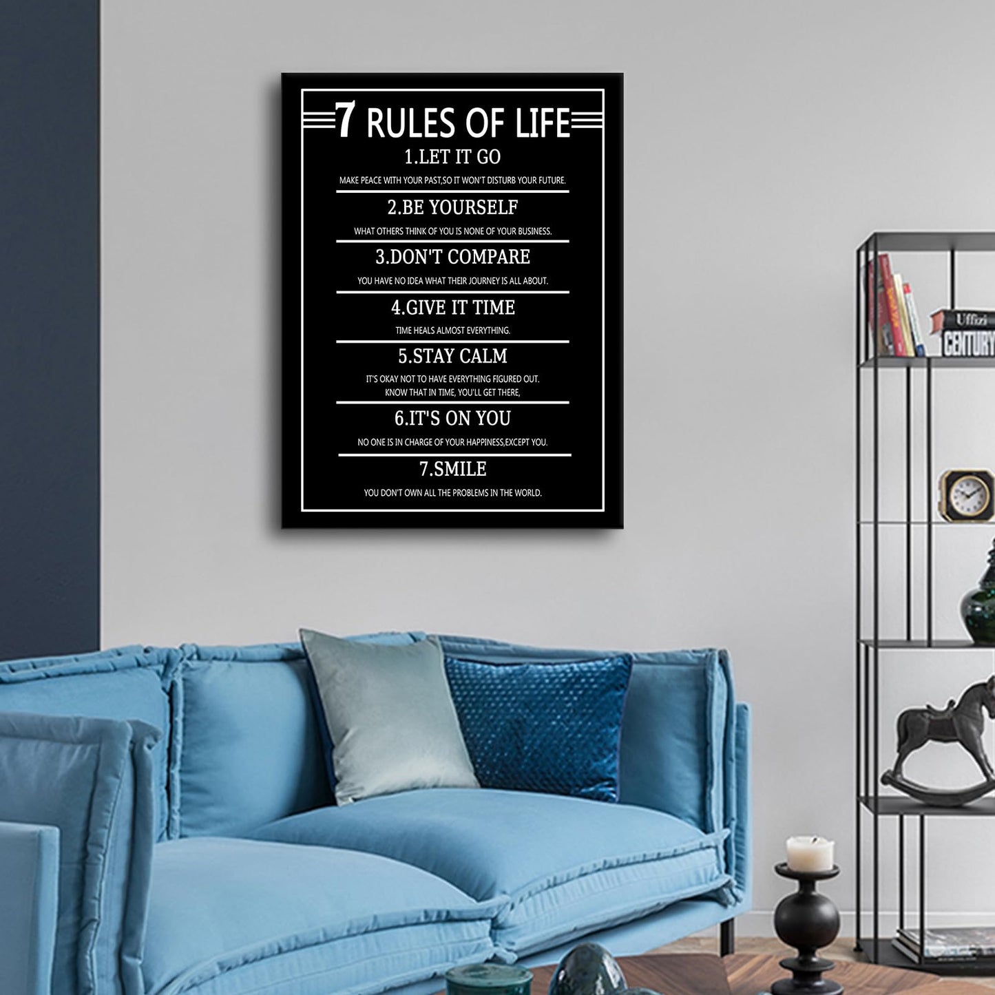 Motivational Canvas Wall Art Home Decor Inspirational Entrepreneur Quotes Poster Print Modern Positive Theme Painting Artwork for Teens Room Office Bedroom Wall Picture Ready to Hang [18''Wx24''H]