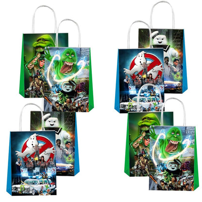 SDONY 12pcs Ghost Party Gift Bags with Handles, Ghost Birthday Party Supplies for Party Decorations
