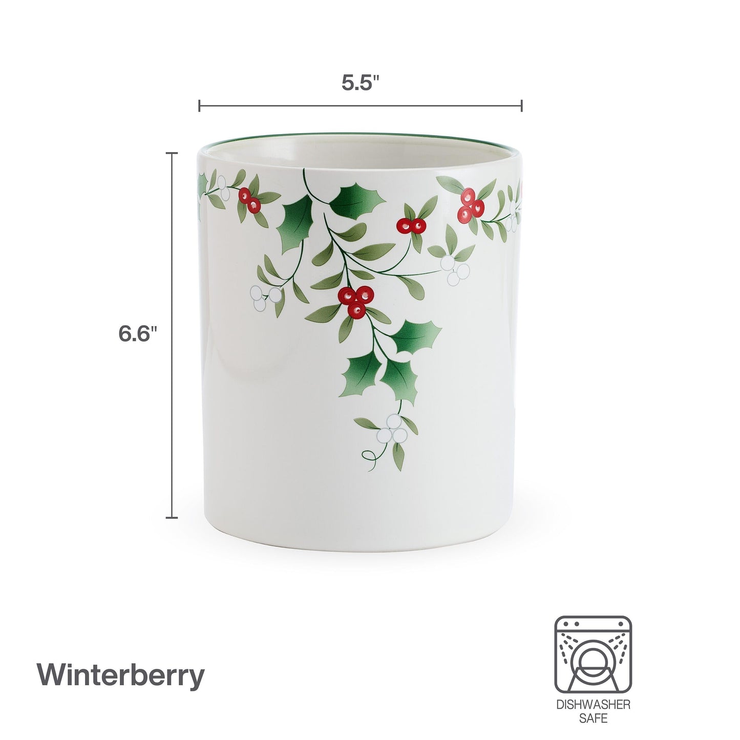 Pfaltzgraff Winterberry Kitchen Utensil Crock Holder