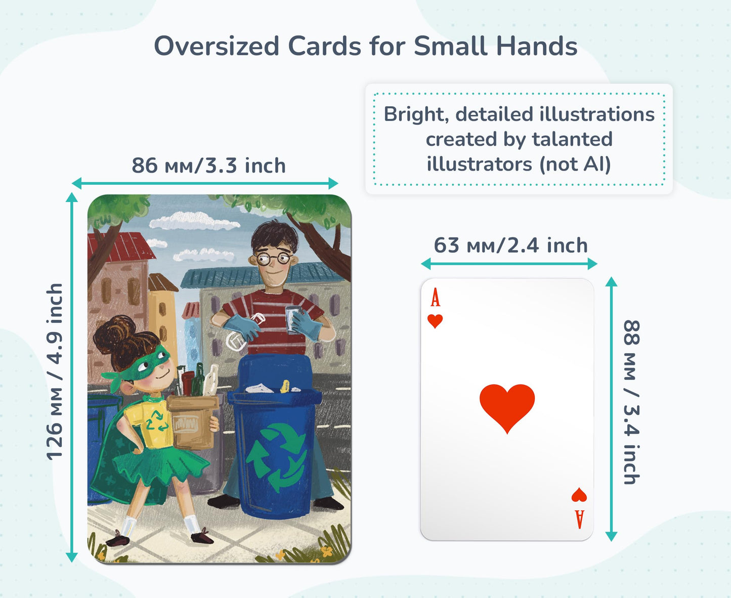 Emotionarium 80-Card Emotion & Feelings Game for Kids Ages 3-10 – Scientist-Designed – Emotional Intelligence, Social Skills, Empathy & Self-Regulation – Conversation Cards (40 Emotions + 40 Scenes)