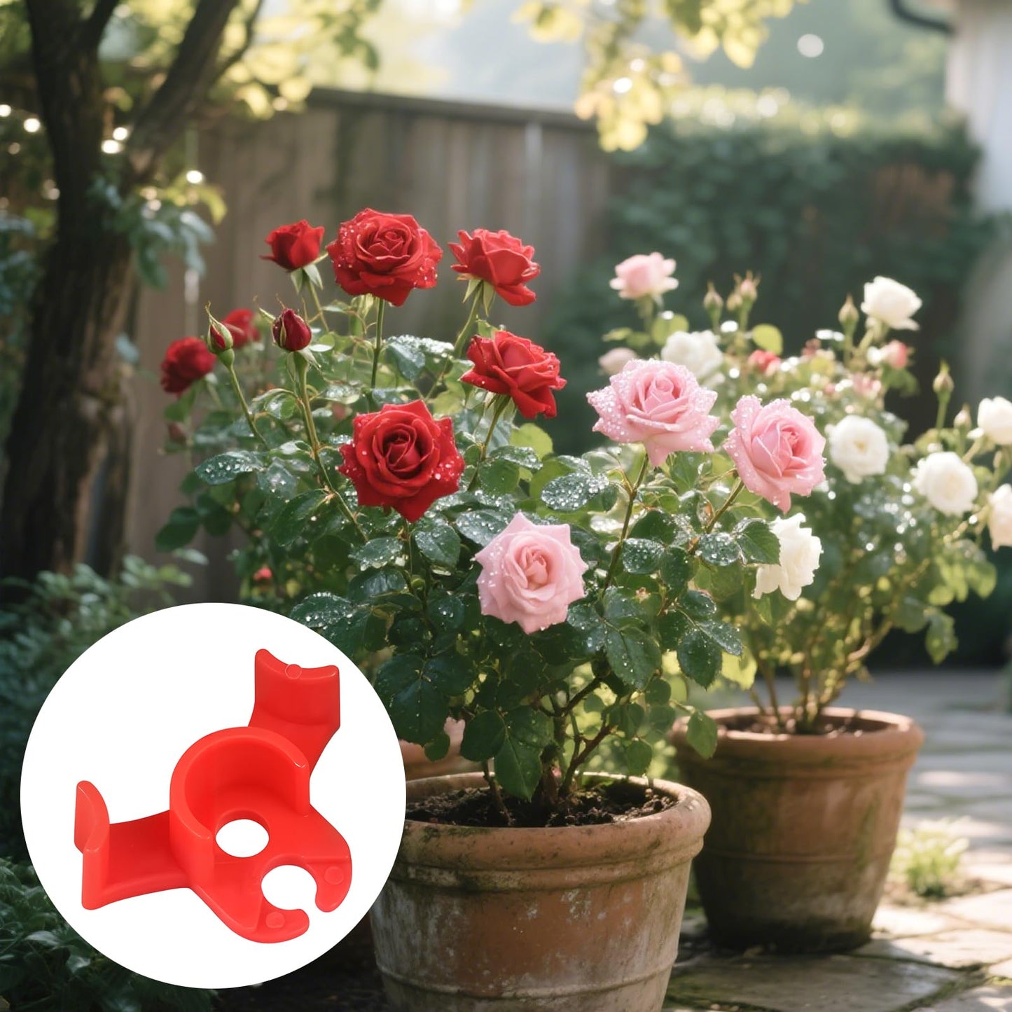 MUKLEI 200 Pack Low Stress Plant Training Clips, 90 Degree Plant Stem Bender, Garden Branch Training Clips for Tomato, Vine, Fruit Trees and Flowers