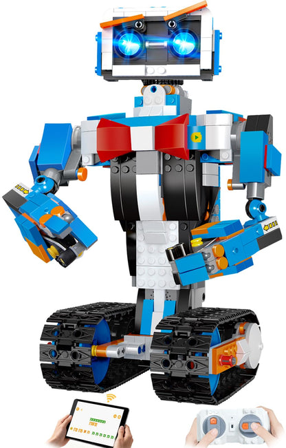 anysun STEM Robot Building Kit for Kids 8-12, App & Remote Control Robot Toys, Birthday Gift for Kids 6 7 8 9 10 11 12+ Years Boys and Girls