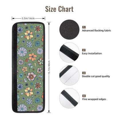 Refrigerator Door Handle Covers, Retro Floral Fridge Handle Cover Set of 2 Kitchen Appliance Handle Covers Protector for Fridge Microwave Stove Oven Dishwasher