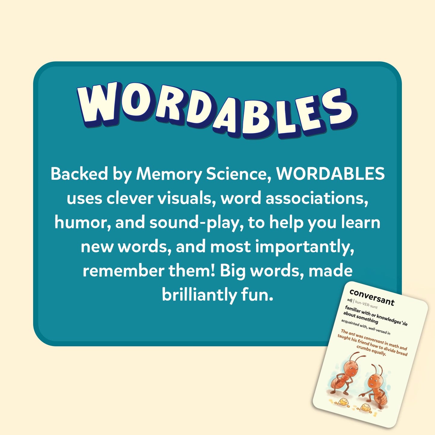 Skillmatics Vocabulary Flash Cards for Kids - Learn 100 Words with Wordplay, Visuals & Soundplay, Educational Gift for Ages 10, 11, 12, & Up, Screen-Free Language Game