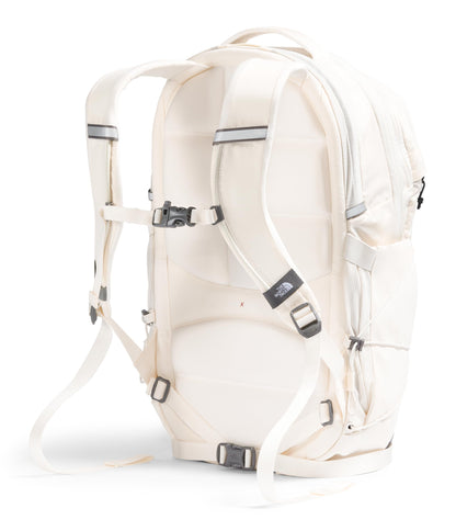 The North Face Women's Borealis Commuter Laptop Backpack - Everyday Travel Bag, Laptop Sleeve, Reflective Details, Gardenia White/TNF Black-NPF, One Size