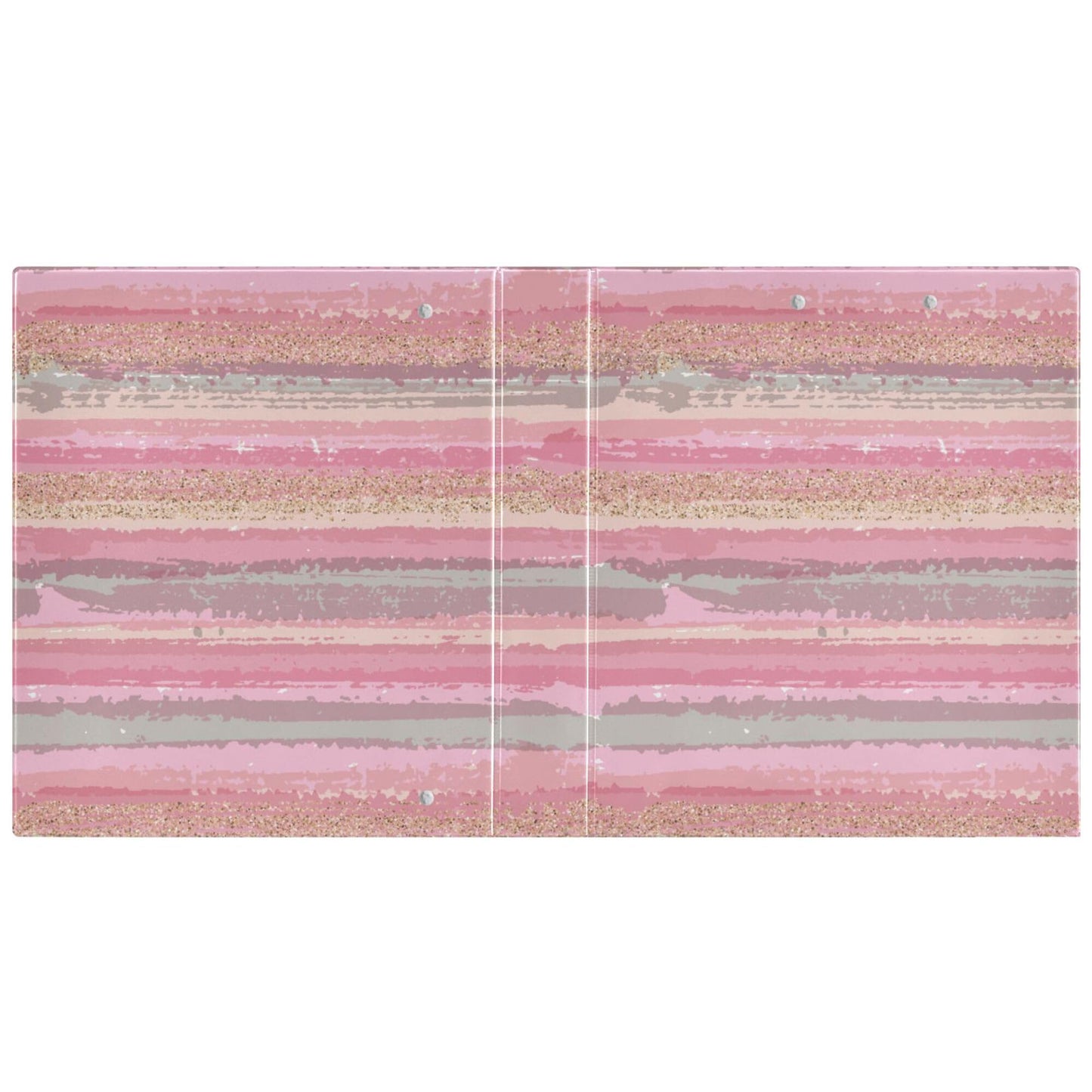Pink Round Ring Binders 1.5 Inch Marble Tie Dye 3 Ring Clipboard Binder for Office School Work Supplies File Folder Document 200 Sheet Capacity Easy Open