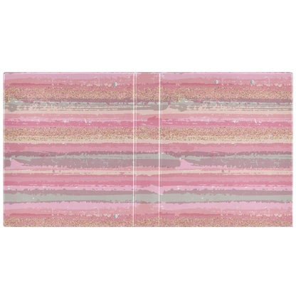 Pink Round Ring Binders 1.5 Inch Marble Tie Dye 3 Ring Clipboard Binder for Office School Work Supplies File Folder Document 200 Sheet Capacity Easy Open