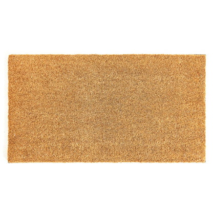 KANKUN Coco Coir Door Mat with Heavy Duty Backing, Welcome Doormat (17" x 30"), Doormat Entrance (Plain - 1Pack)