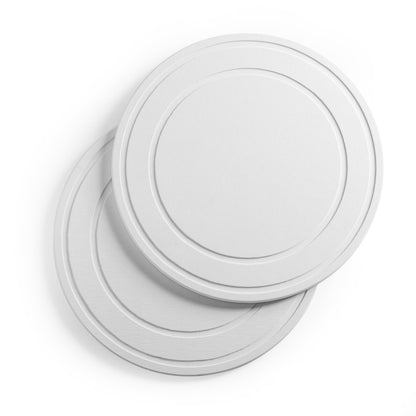 Relime Diatomaceous Earth Plant Saucer for Indoor, 2 Pack 8 inch, Instant Dry Pot Saucer, Plant Drip & Drainage Tray for Indoor, Off White