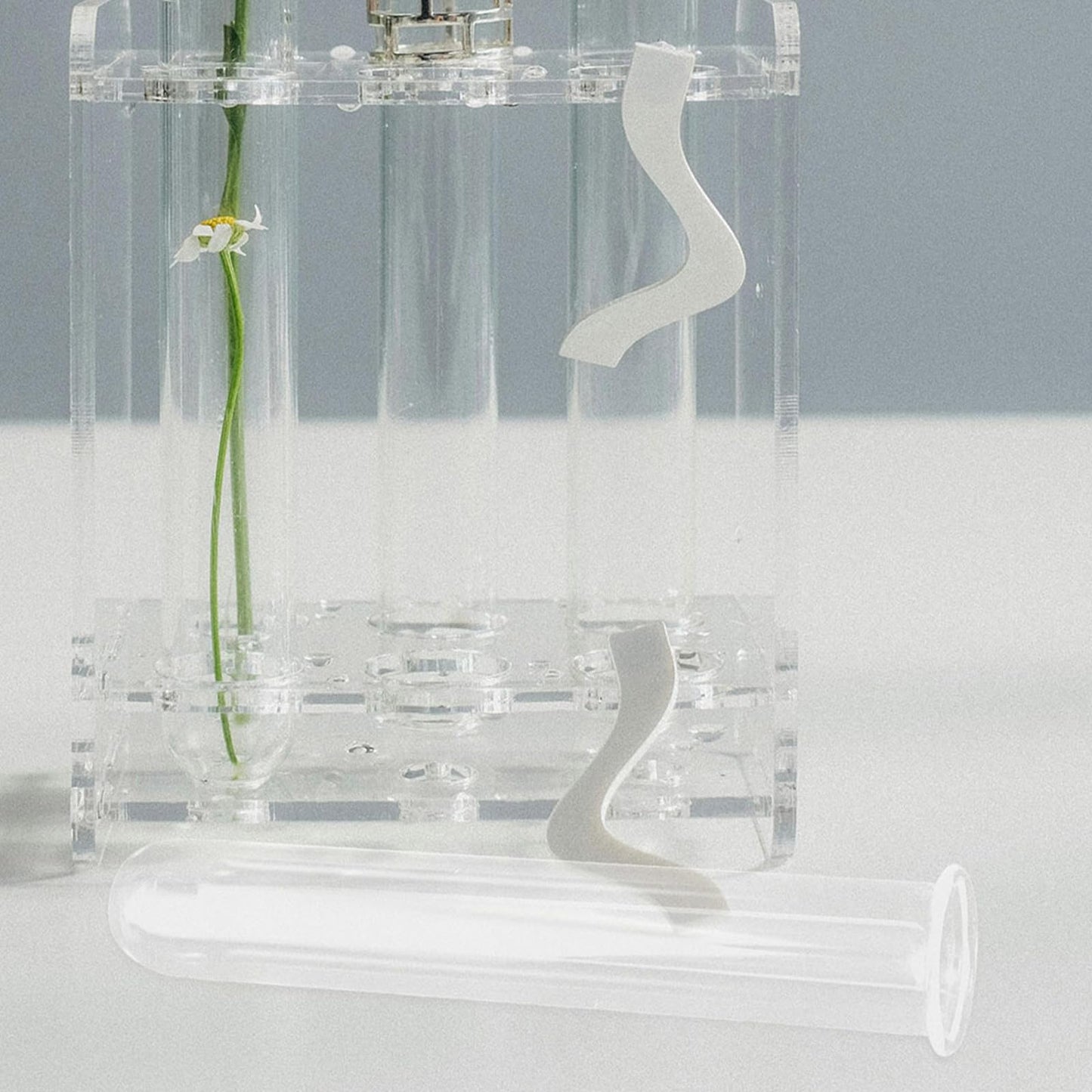 Yardwe 5pcs Hydroponic Glass Propagation Tubes Small Floral Test Tube Vases 2.5x3x15cm Glass Hanging Containers for Small Terrarium Plants Home Décor