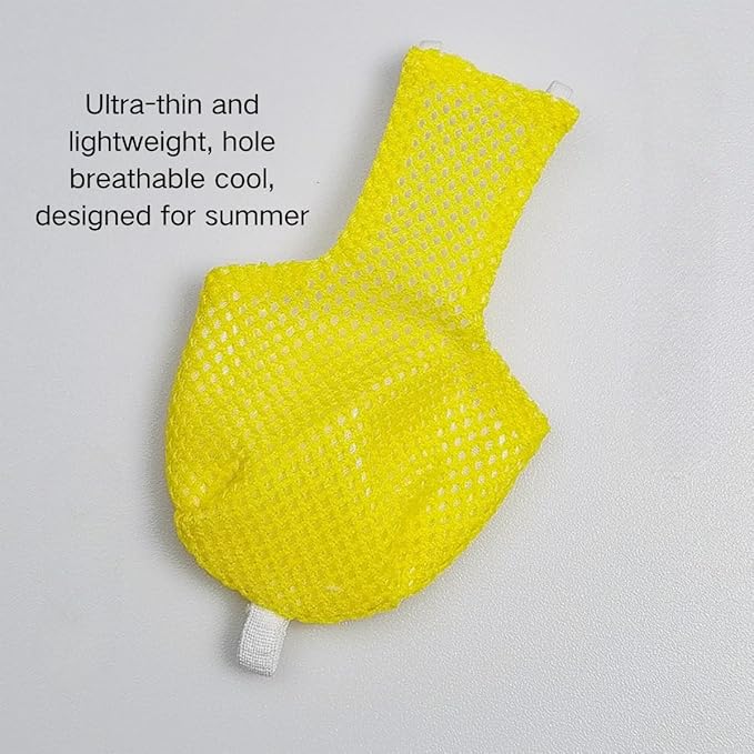 5 Pcs Summer Holey Style Bird Diaper Parrot Nappy Reusable Flight Suit with Waterproof Inner for Parakeet Cockatiel Macaw Budgie Lovebird Conure (S)