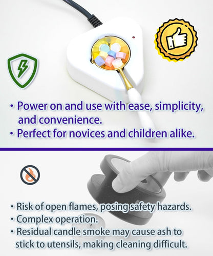 Electric Wax Seal Warmer with 1300Pcs Sealing Wax Beads, 50 Pcs Wax Seal Stickers and 2 Metal Wax Seal Molds, Fast Melting Wax Seal Warmer, Wax Seal Stirring