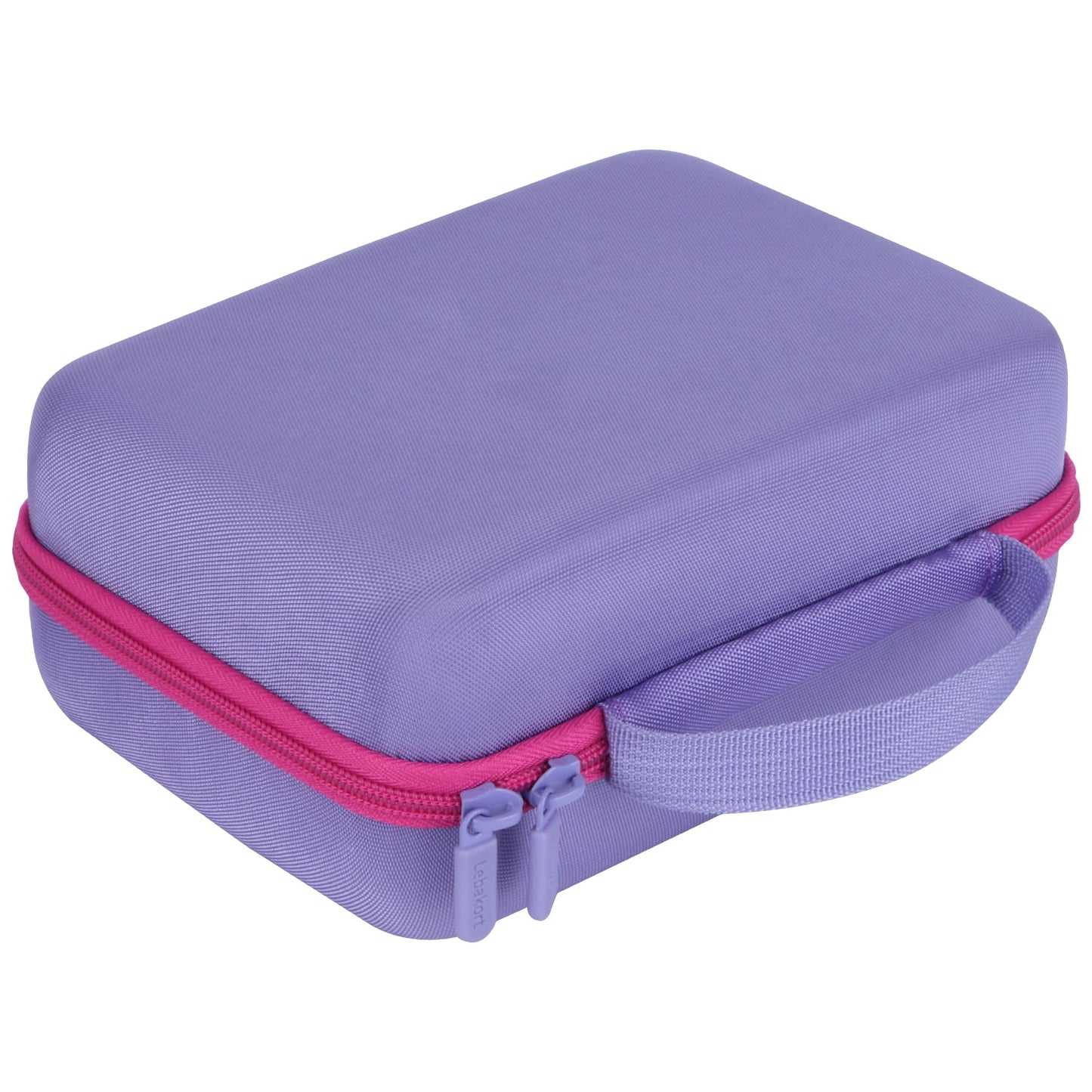 Lebakort Storage Case Compatible with LeapFrog Fridge Phonics Magnetic Letter Set (Purple+Pink Case)