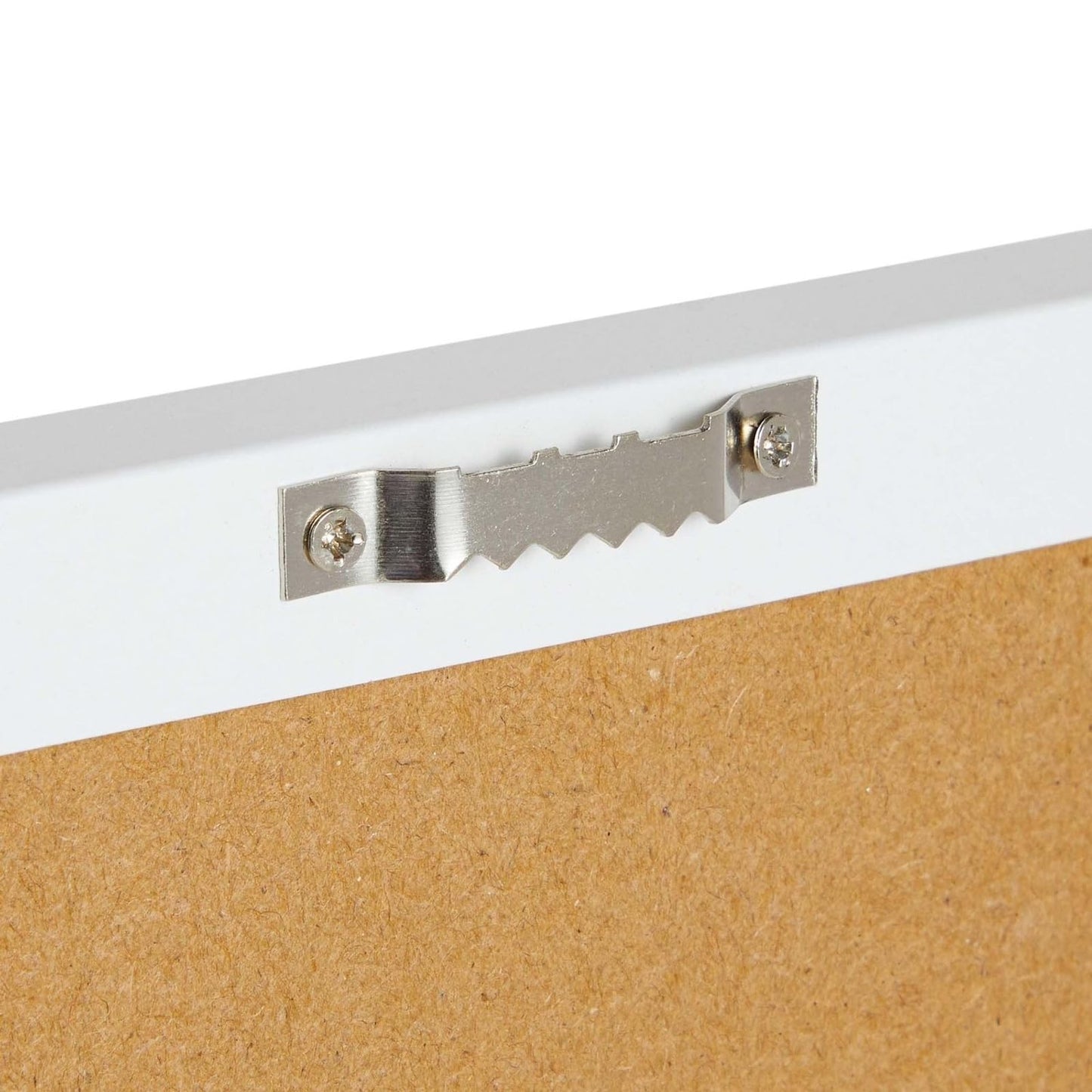 Juvale Decorative Cork Bulletin Boards for Walls (10 x 24 in) - White Frame Pin Board for Office, Bedroom & Room Decor