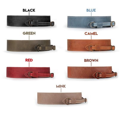 MegaGear SLR, DSLR Sierra Series Genuine Leather Camera Shoulder or Neck Strap