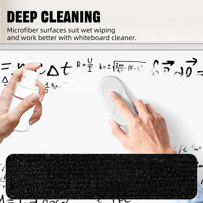 FUNISKETCH Magnetic Detachable Dry Erase Eraser, Glass Board Erasers, 1 Pack, Whiteboard Eraser for Dry Erase Board, Glass Board, Calendar Board, Office and School Supplies (White)