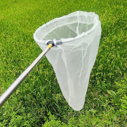 Telescopic Insect and Butterfly Net Catching Insects Bugs Fishing Nets, Stainless Steel Handle Extends from 15 Inches to 59 Inches