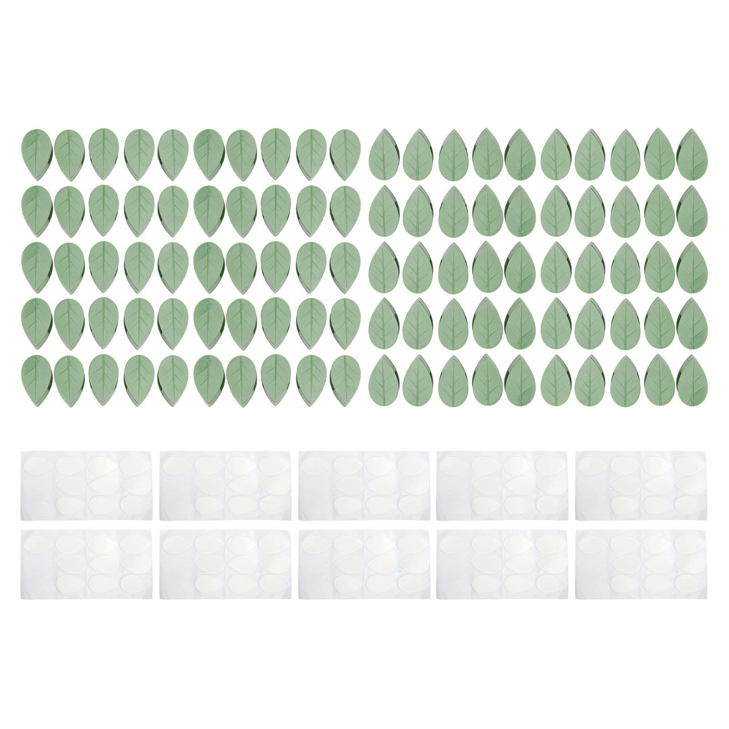 100 Pcs Plant Climbing Wall Fixture Clips Self Adhesive Hook Wall Vines Traction Fixing Support Binding Clips Invisible Holder Climbing Plant Garden Green Leaf Indoor Outdoor Decoration