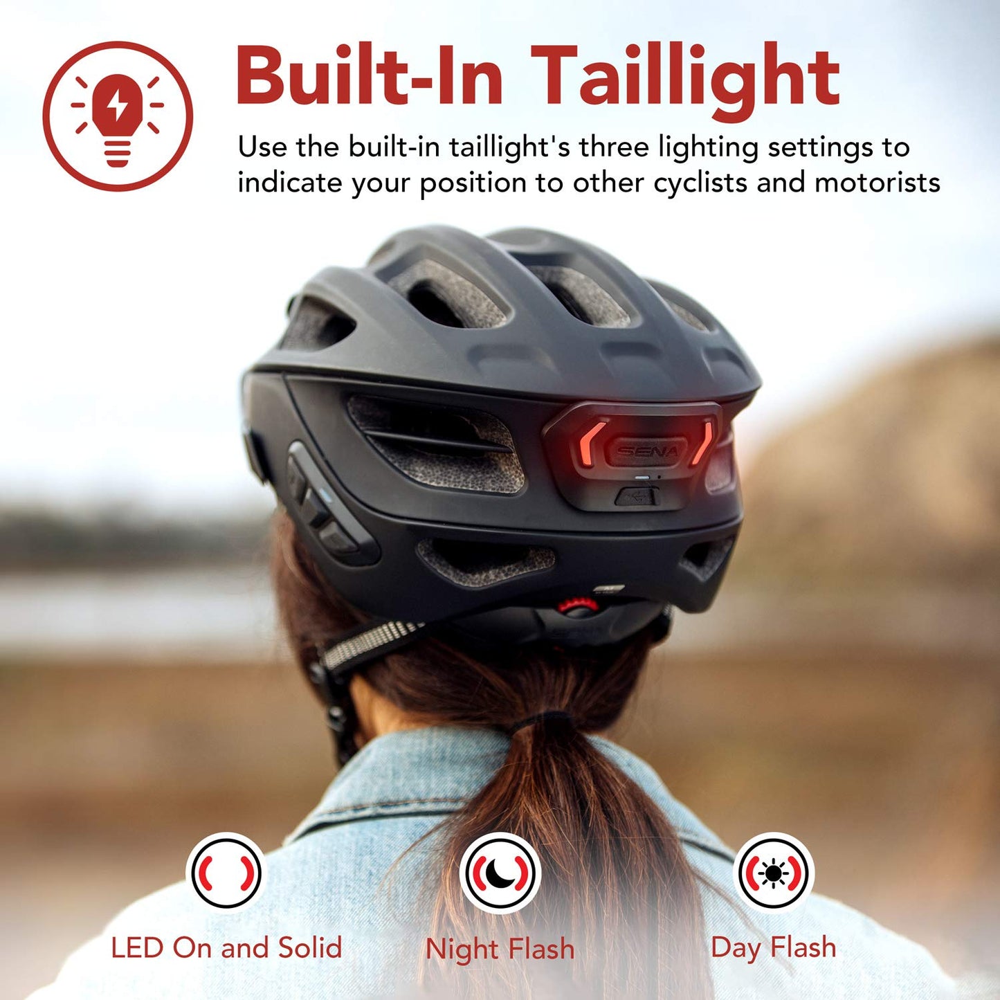 Sena R1 / R1 EVO Smart Communications Cycling Helmet