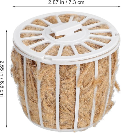 Totority Natural Jute Bird Nesting Material Kit with Mixed Jute Fillings – Soft, Durable & Eco-Friendly Bird Nest Pads for Hummingbirds, Canaries, Finches – Ideal for Garden, Aviary
