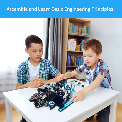 Robotic Arm Kit, Robot Kit for Kids Age 8+,STEM Building Toys 4-DOF Electronic Programming DIY Robots for Boys and Girls, Educational Science Projects,Cool Xmas Birthday Gifts for Kids.