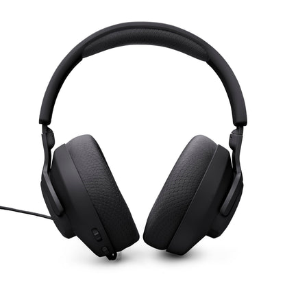 JBL Quantum 100M2 - Wired Over-Ear Gaming Headset with omnidirectional, Detachable mic with Mute Option and Fabric-Covered Memory Foam Ear Cushions, Compatible with All Platforms (Black)