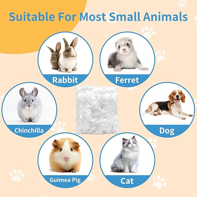 50 Pcs Disposable Cage Liners 35.4' X 23.6'' - Clear, Plastic Toilet Film for Bunny, Hamster, Totoro, Hedgehog, Guinea Pig & Small Animal Habitats