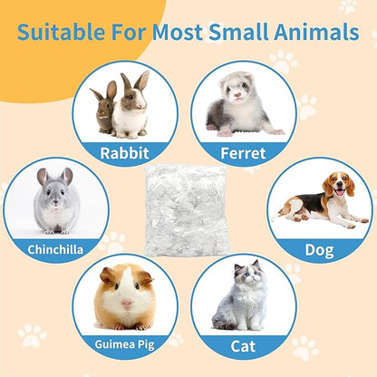 50 Pcs Disposable Cage Liners 35.4' X 23.6'' - Clear, Plastic Toilet Film for Bunny, Hamster, Totoro, Hedgehog, Guinea Pig & Small Animal Habitats