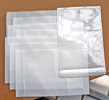 BEUYI Premium 4.7''x7.5'' Packing List Envelope, Tailored Size for 4x6'' Shipping Labels,Self Adhesive Shipping Label Pouch/Sleeve (50 pack)