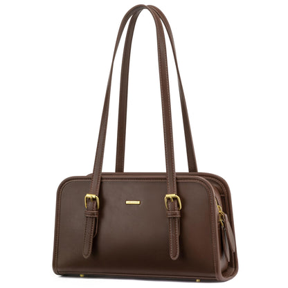 LOVEVOOK Swing Zip Shoulder Bag, Small Purses for Women Trendy Handbags, Mini Vintage Hobo Clutch Leather Tote