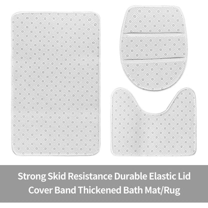 LOKMU 4 Pcs Shower Curtain Sets with Non-Slip Rugs, Toilet Lid Cover and Bath Mat,Witch Birdcage Magic Books Owl Wand Broom Waterproof Shower Curtain with 12 Hooks, Bathroom Decor Sets, 72" x 72"