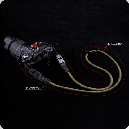 VKO Camera Strap Rope,Quick Release Vintage Cute QD Nylon Neck Shoulder Straps for Photographers Film DSLR-Black