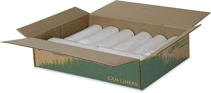 Earthsense Commercial RNW1K150V Recycled Can Liner, 13 gal, .85 mil