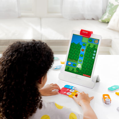 Osmo - Coding Starter Kit for iPad-3 Educational Learning Games-Ages 5-10+ Learn to Code, Basics Puzzles-STEM Toy-Logic, Fundamentals(Osmo iPad Base Included)