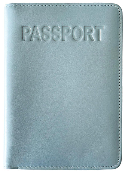 Chambray Basic Genuine Leather RFID Passport Cover