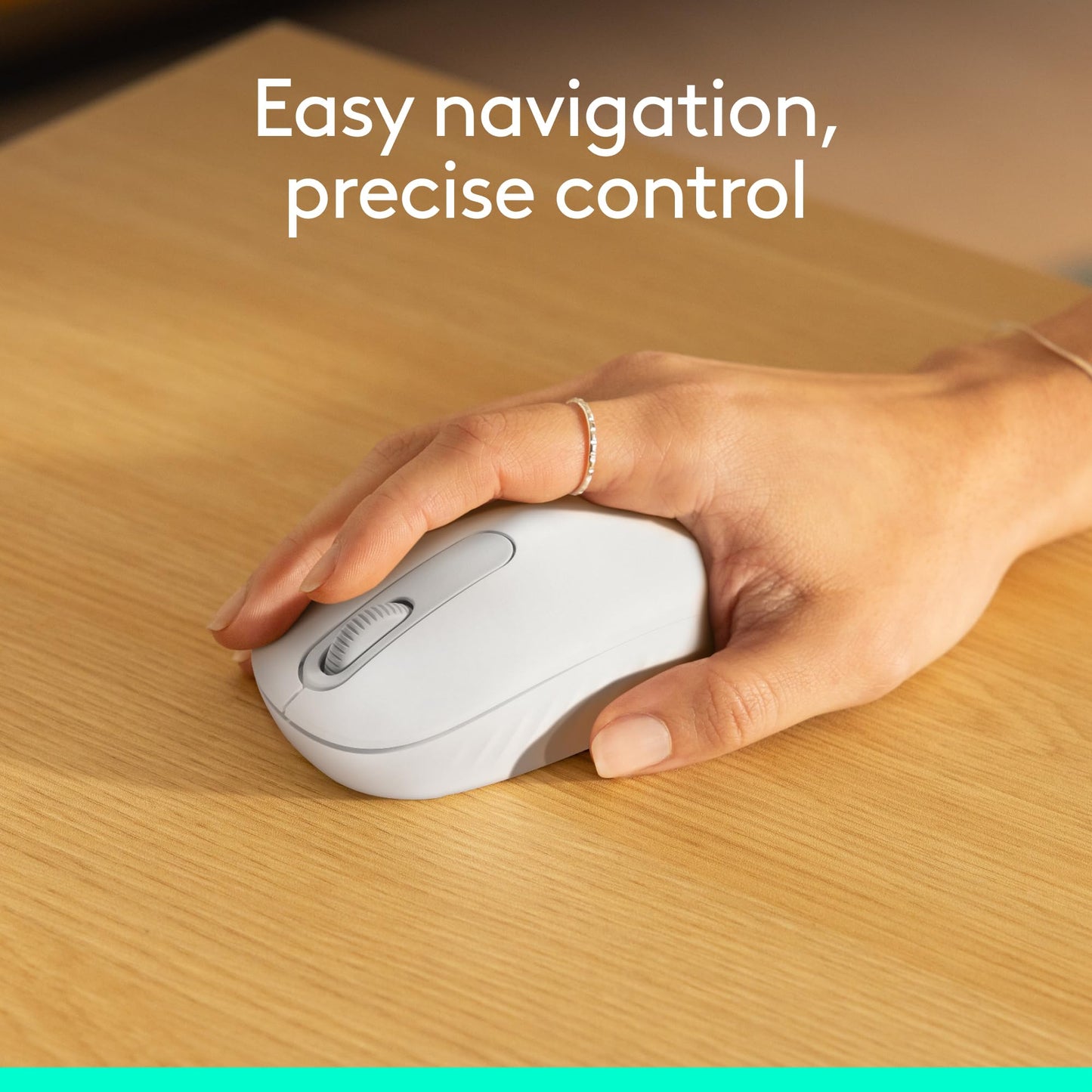 Logitech M196 Bluetooth Wireless Mouse, Compact and Portable Mouse for Laptops, Tablets and More, 12-Month Battery, Smooth Tracking, Compatible with PC and Mac, Windows and macOS - Rose