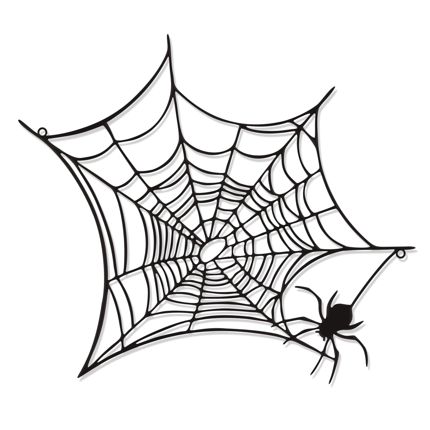 YATEASLU Halloween Interior Wall Decor, Halloween Spider Decoration, Scary Spiderweb Wall Sculpture for Grunge Style Room Decor