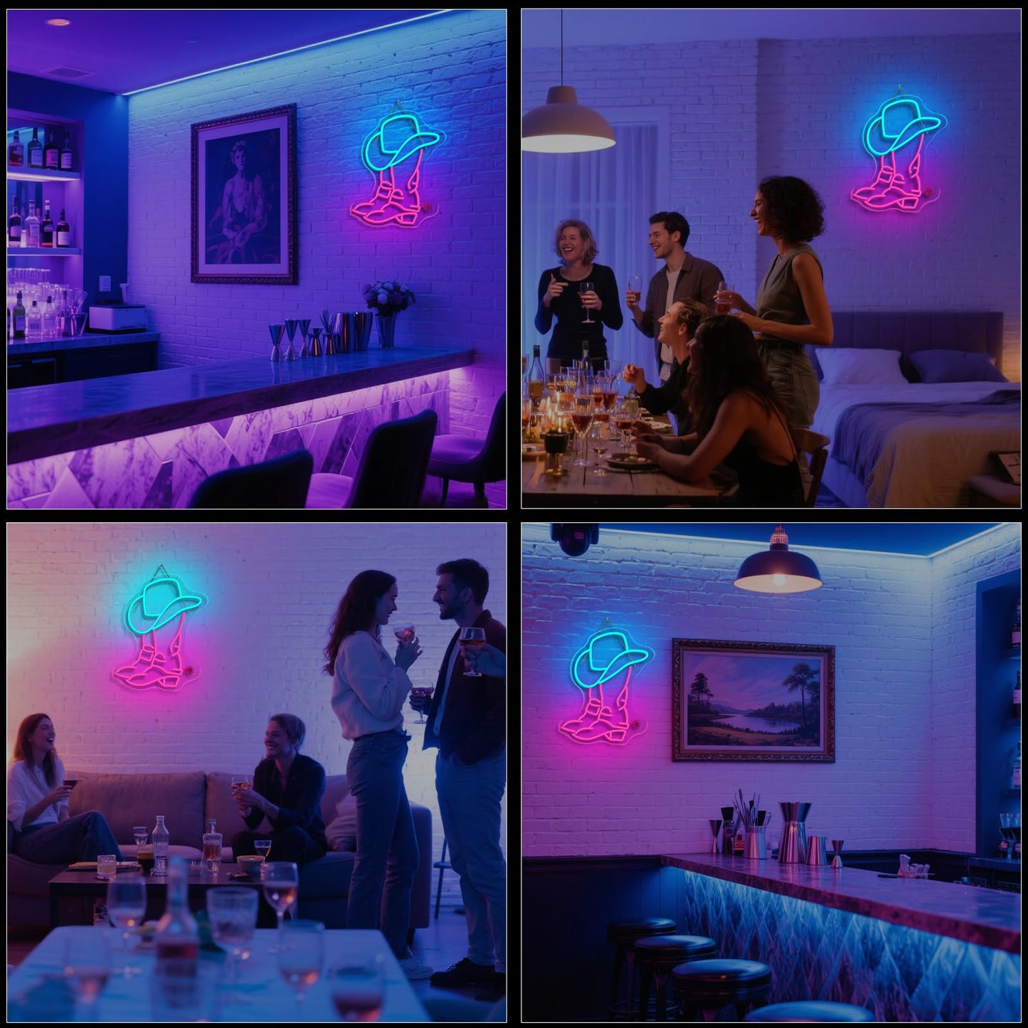 WLHOPE Read Books Be Kind Neon Sign Neon Signs for Wall Decor Dimmable Read Books Neon Lights LED Sign for Book Lovers Gifts Bedroom Bookstore Reading Room Library Study Room Decoration
