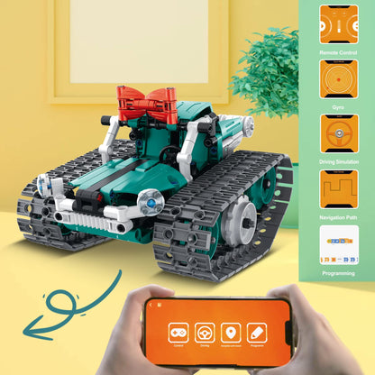 IQKidz APP/Remote Control STEM Building Kits for Kids Ages 8-12 - 3 in 1 RC Robot Car Toys, 440 Pcs Educational Science Projects, Gift Ideas for Boys Girls