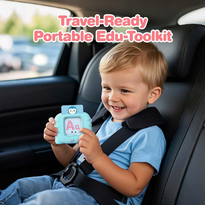 U-LEARNER Talking Flash Cards for Toddler 1 2 3 4 Year Olds, ABC Flash Cards for Toddlers 2-4, Montessor, Autism Sensory, Speech Therapy Toys, Birthday Gift for Boys and Girls, 296 Pro Words Blue